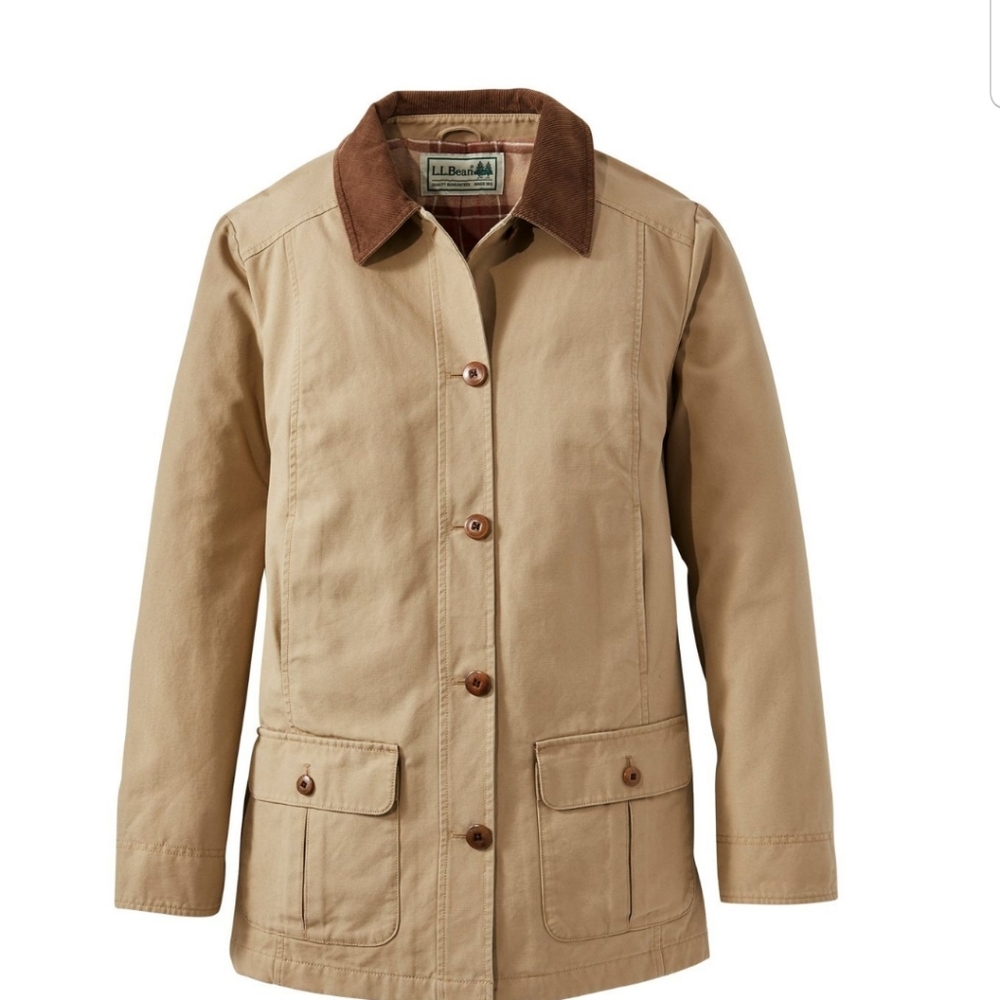 Ladies brown LL Bean jacket size XL